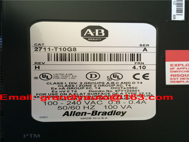 Quality New AB Allen Bradley 2711-K10G10 Touch Screen -Grandly Automation