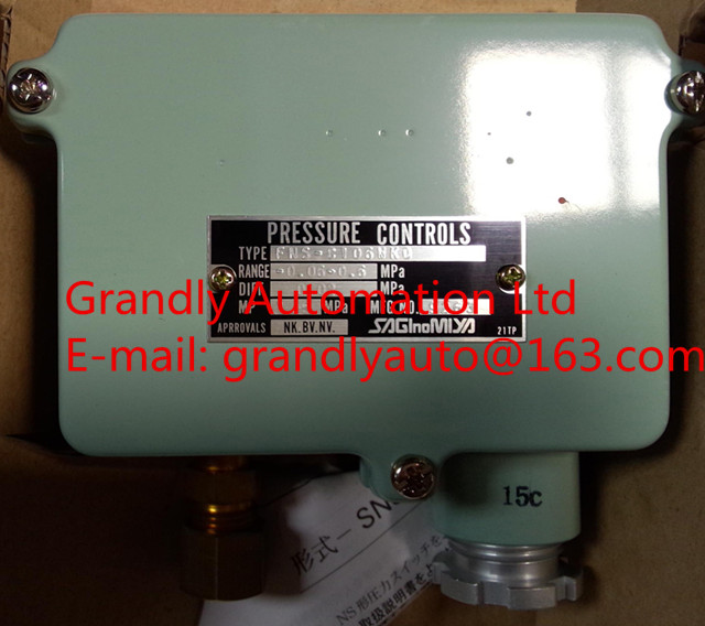 Saginomiya Pressure Switches FNS-C106WKQ -0.06~0.6MPa -Grandly Automation Ltd